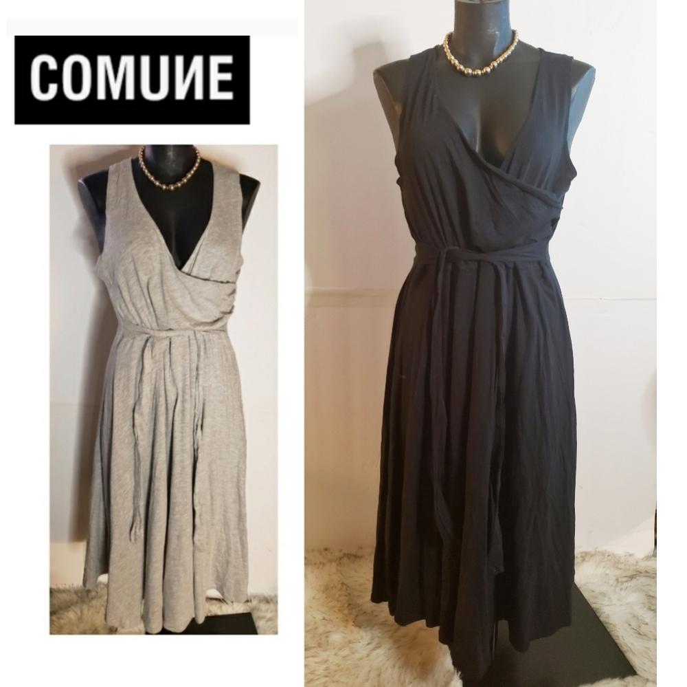 Comune surplice t-shirt dress.  Sz Lrg.